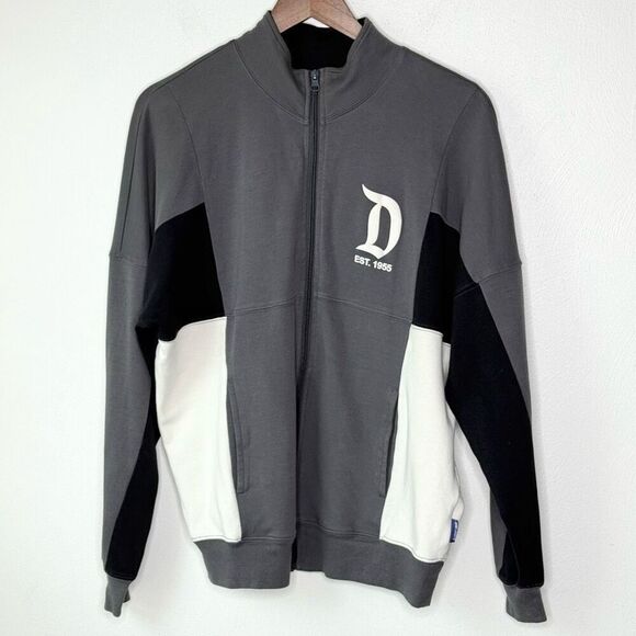 Disneyland Spirit Jersey Jacket Full Zip Up Spellout Grey - Unisex US S - Picture 2 of 9